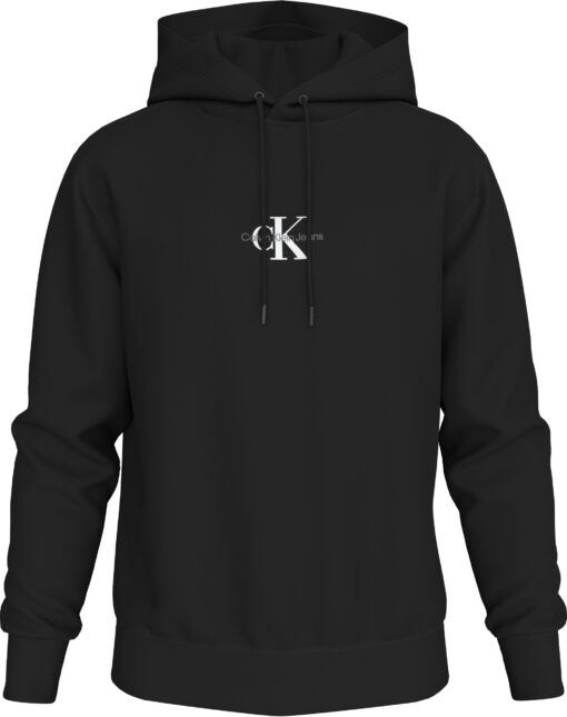 Calvin Klein Monologo Hoodie CK Black