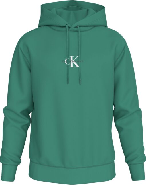 Calvin Klein Monologo Hoodie Bahama Green