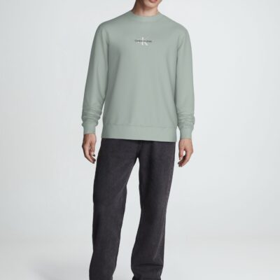 Calvin Klein Monologo Crew Neck Slate Gray