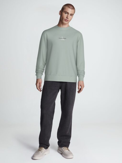 Calvin Klein Monologo Crew Neck Slate Gray