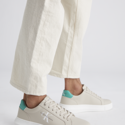 Calvin Klein Chunky Cupsole Mono Eggshell/Bahama Green