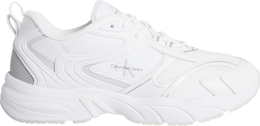 Calvin Klein Retro Tennis Low Laceup MTL Triple White