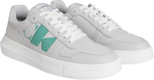 Calvin Klein Chunky Cupsole Mushroom/White /BahamaGreen