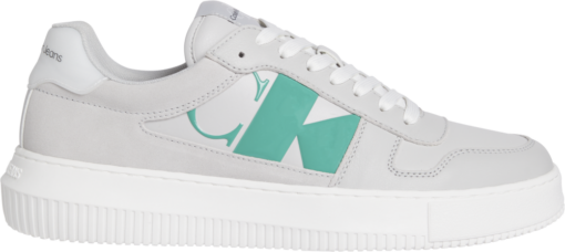 Calvin Klein Chunky Cupsole Mushroom/White /BahamaGreen